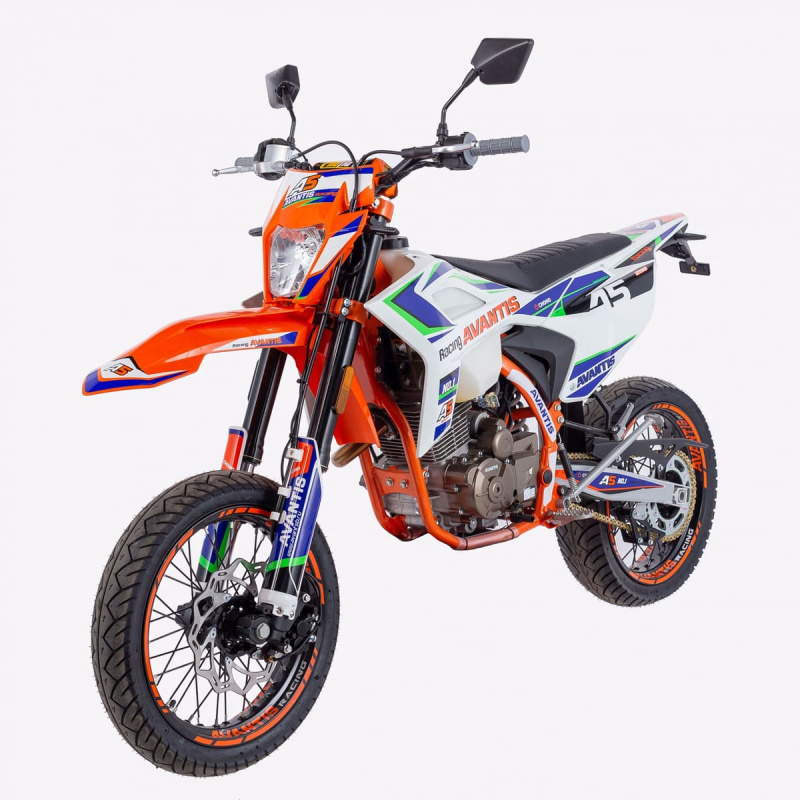 Мотоцикл эндуро AVANTIS A5 Lux Motard (PR250/172FMM-5) 2022
