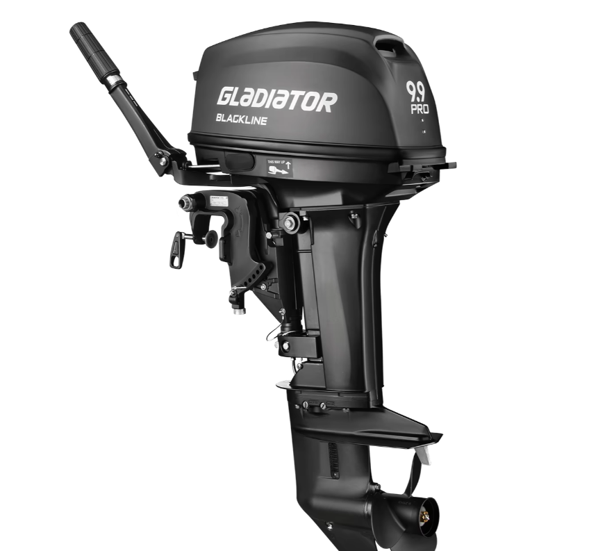 Лодочный мотор GLADIATOR G9.9PRO FHS BLACKLINE